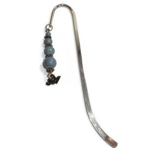 Shepherd Hook Beaded Charm Bookmark Handmade #12